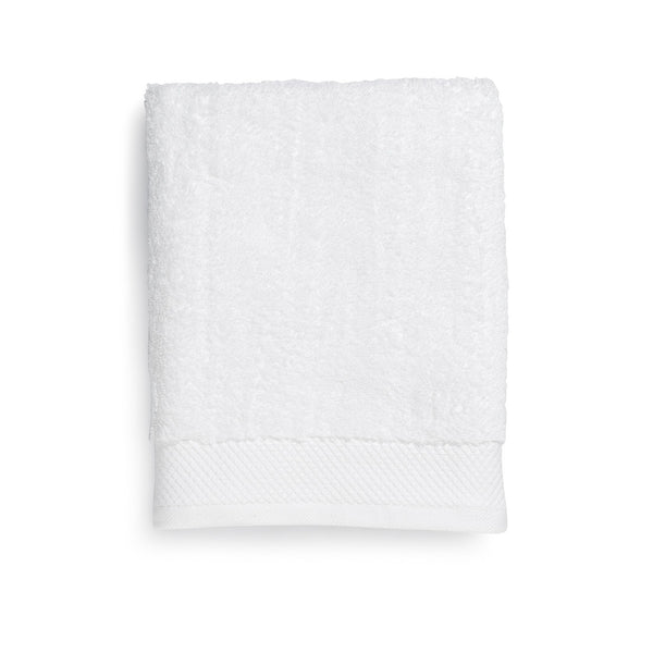 Ambrosia 15 x 26 Kitchen Towels Soft 100% Ring Spun Cotton White & Beige