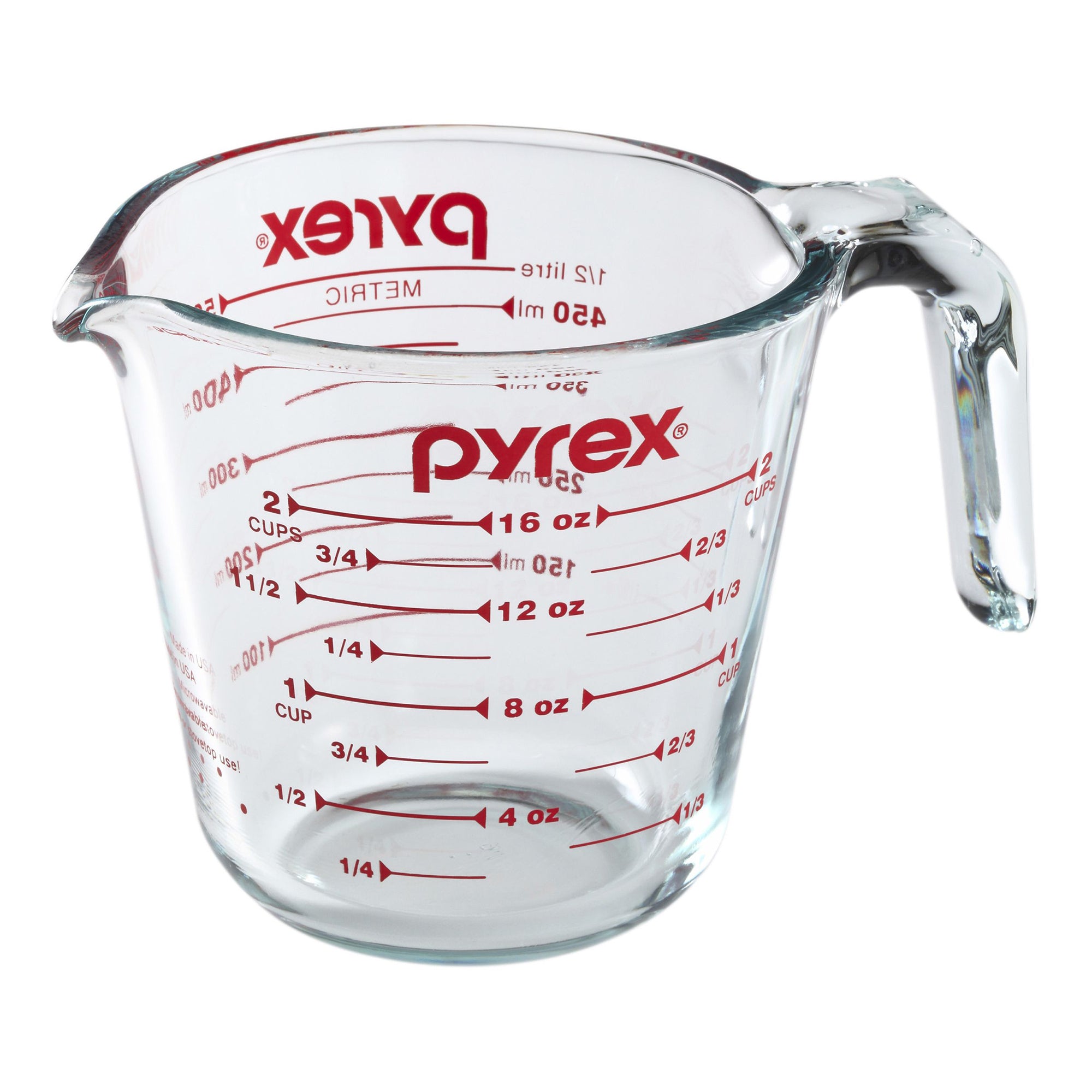 Pyrex 2 Cup Measuring Cup #40 And 1 Cup Measuring Cup #25. Excellent  Condition